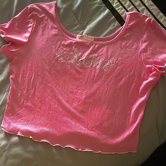 Pink Butterfly Shirt - Picture 1 of 1